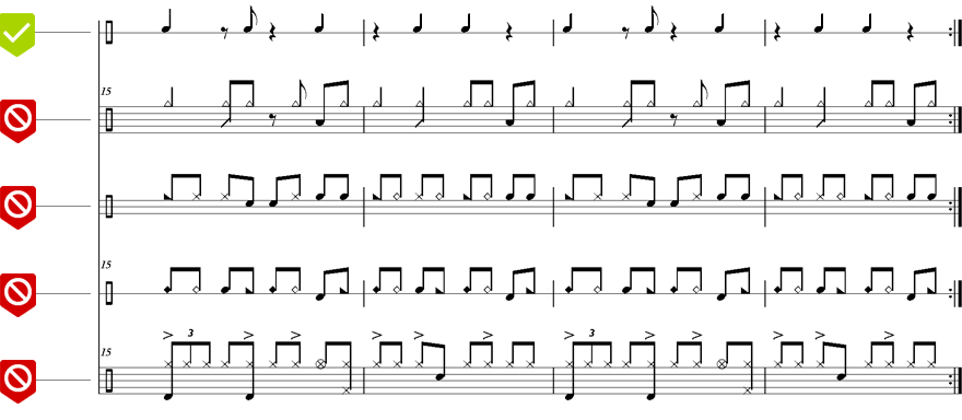 Note head shapes | SmartScore 64 Professional NE | Online help